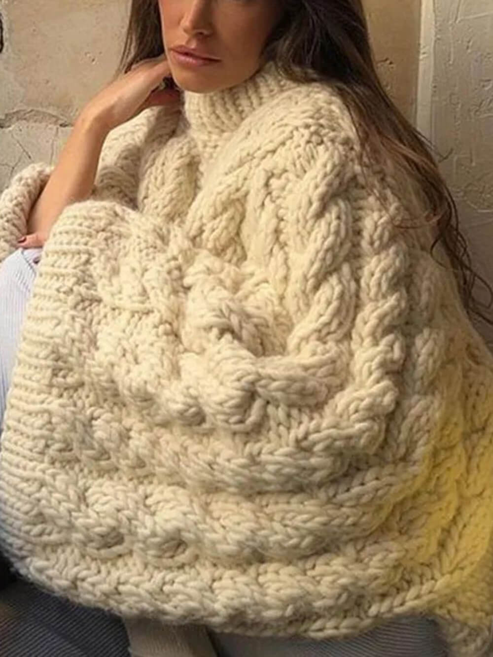 Knit Sweater Hearthside Cable cardigan sweater