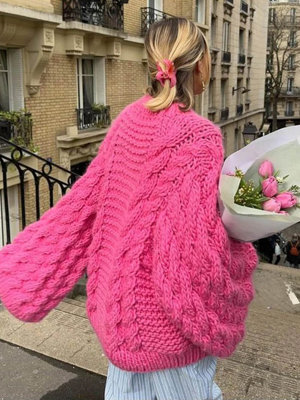 Knit Sweater Hearthside Cable cardigan sweater