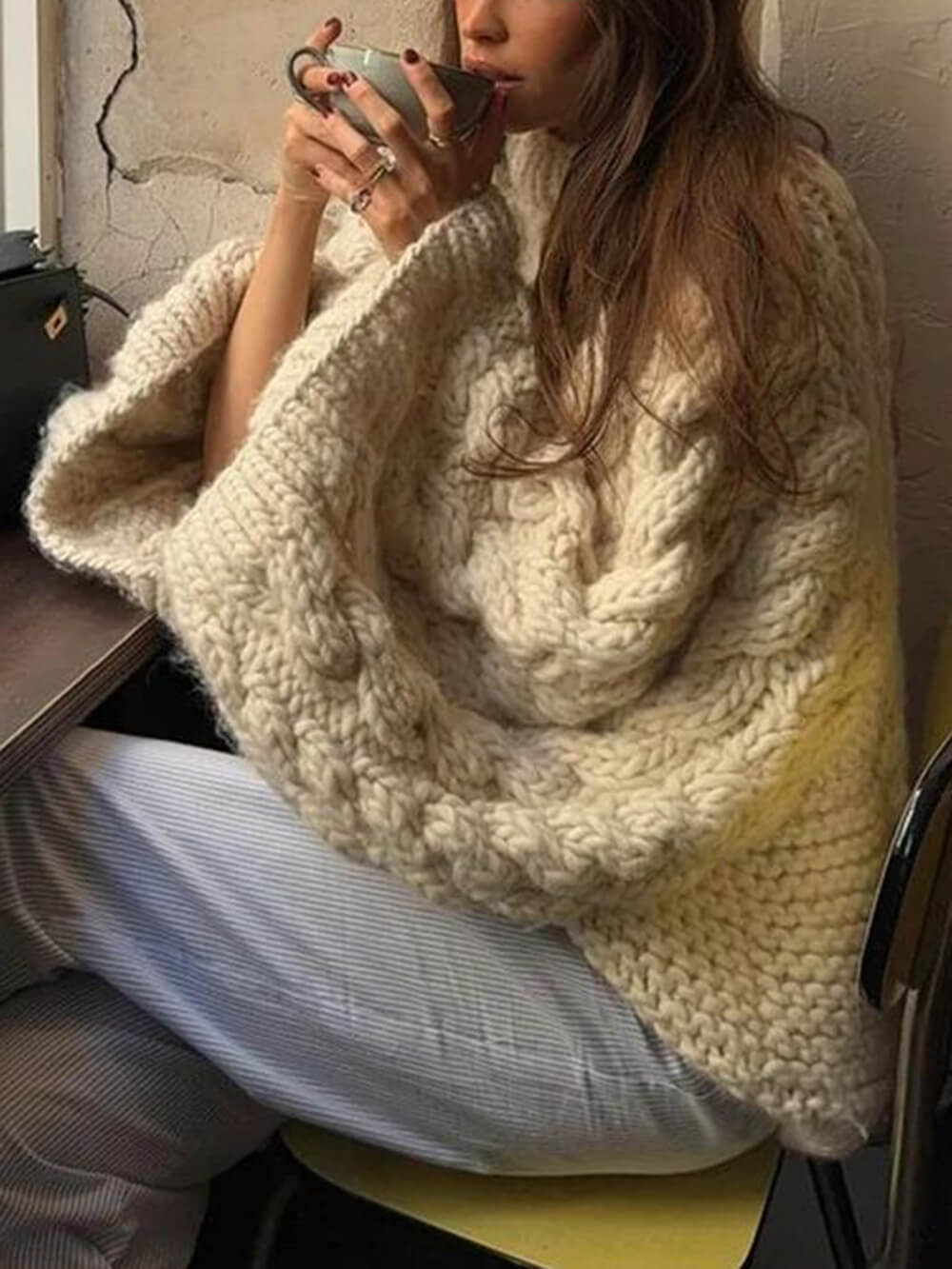 Knit Sweater Hearthside Cable cardigan sweater