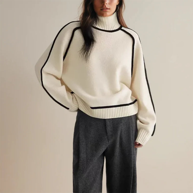 Women’s Turtleneck Sweater – Warm & Stylish for Winter
