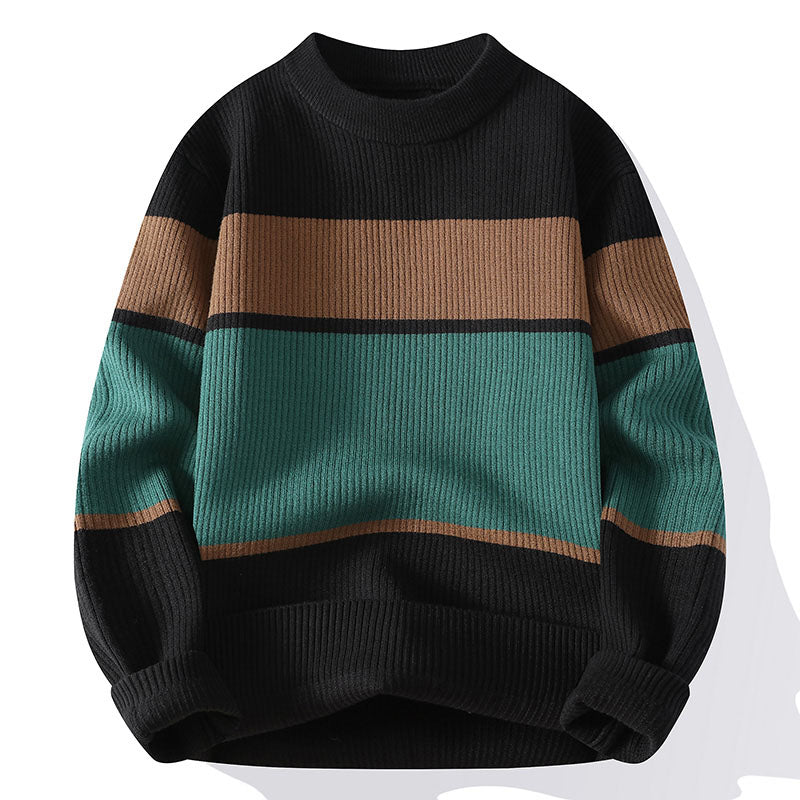 Knit Sweatshirt – Premium Half Turtleneck Pullover