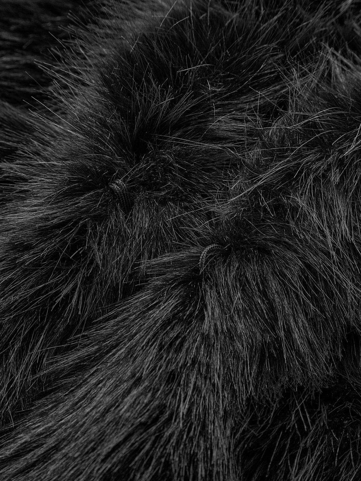 Women's Black Faux Fur Jacket