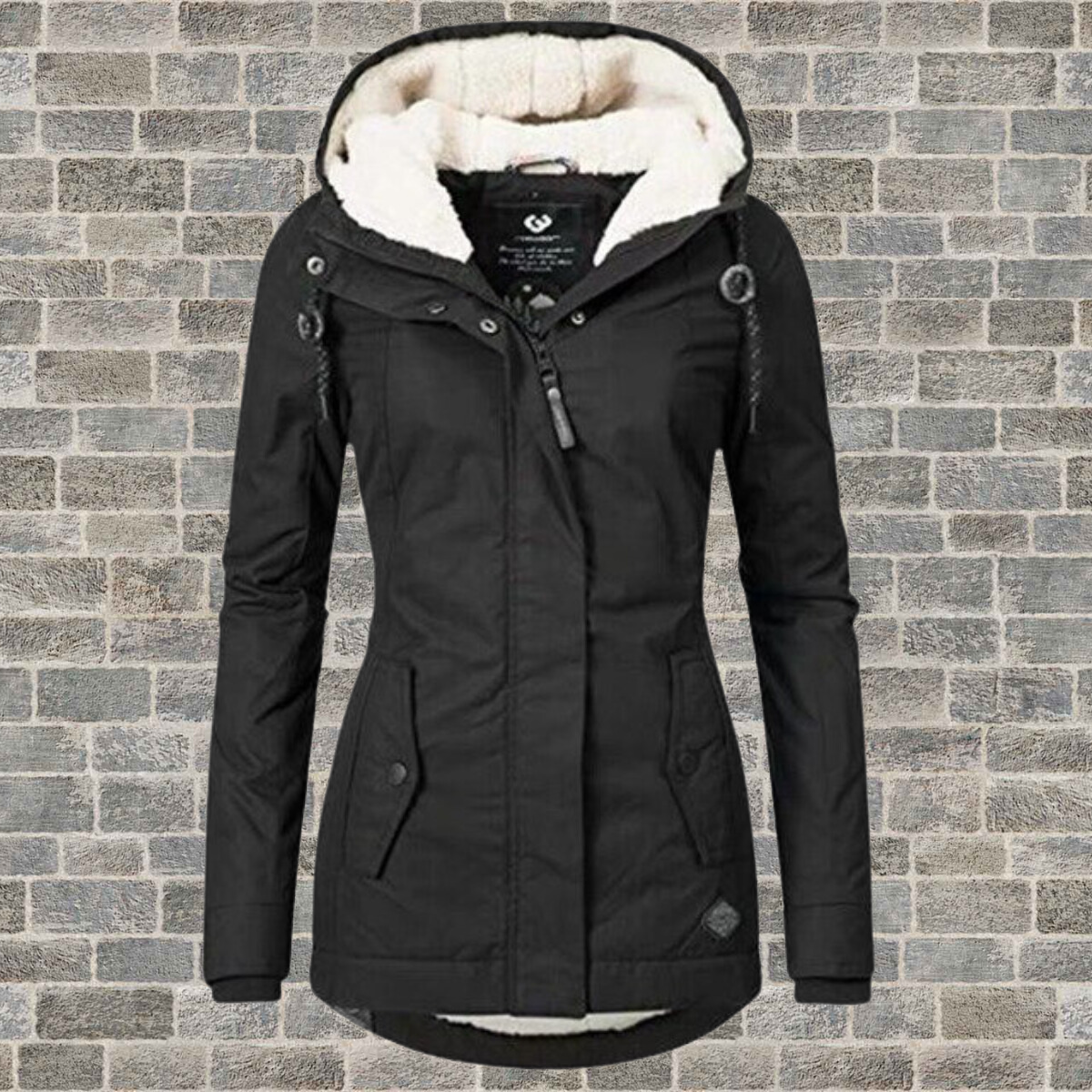 Stylish Pleated Winter Cotton Coat