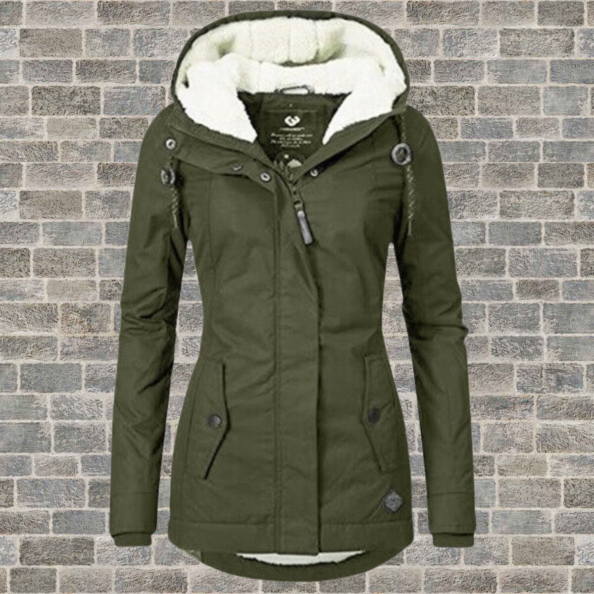 Stylish Pleated Winter Cotton Coat