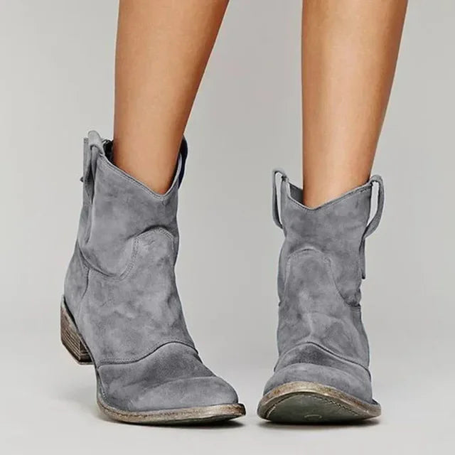 Western Ankle Boots Meskbit