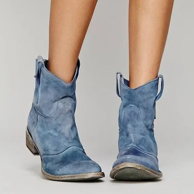 Western Ankle Boots Meskbit