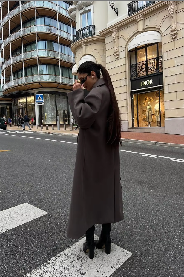 Elegant Oversized Long Coat