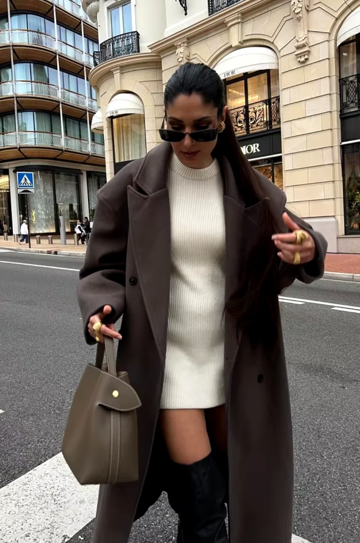 Elegant Oversized Long Coat