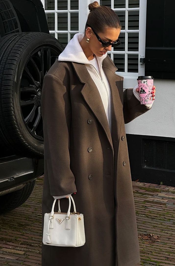 Elegant Oversized Long Coat