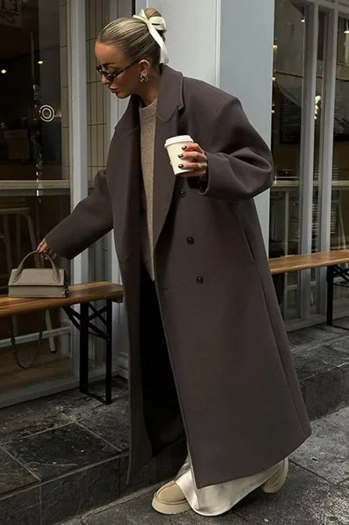 Elegant Oversized Long Coat