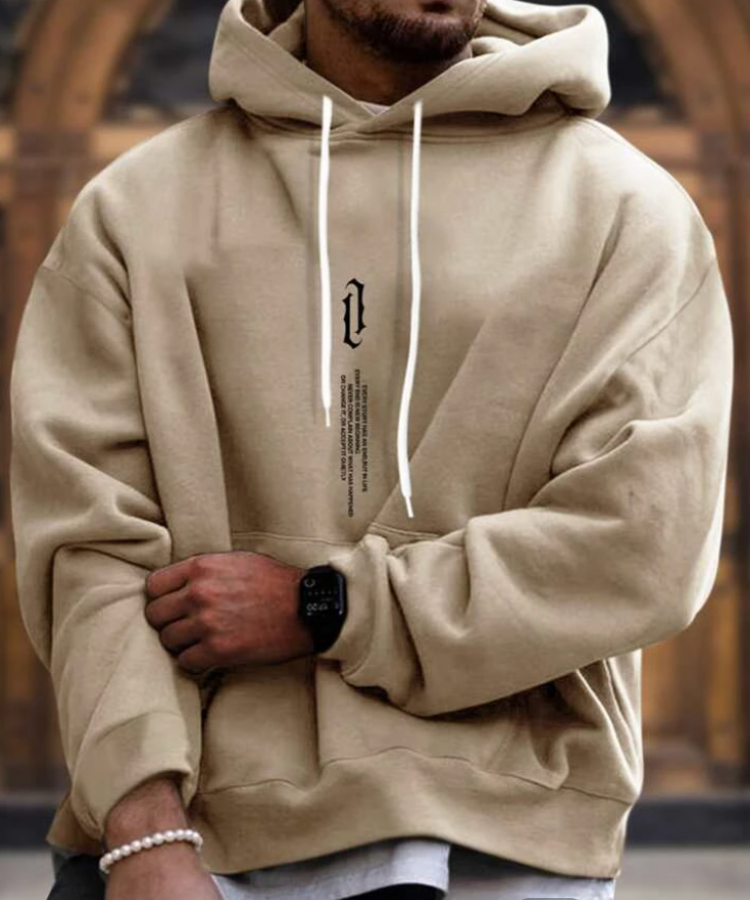 Stylish warm hoodie  cozy warmth