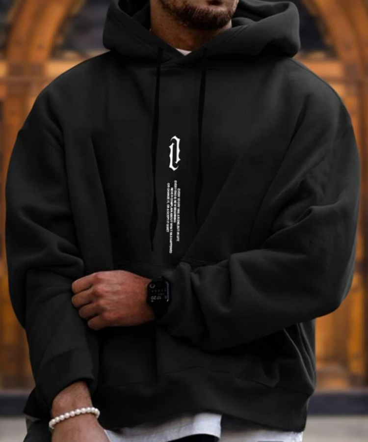 Stylish warm hoodie  cozy warmth