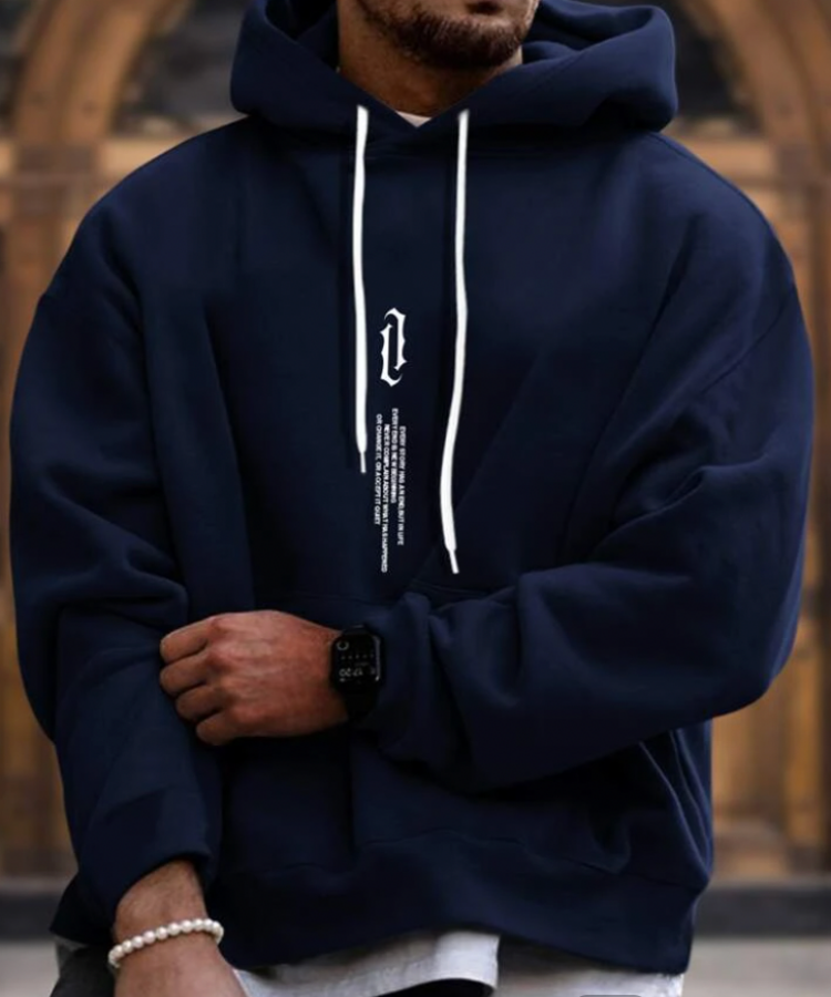 Stylish warm hoodie  cozy warmth