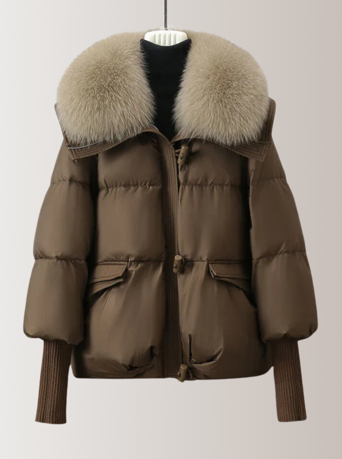 Warm Winter Puffer Jacket – Insulated Down Coat with Soft Cotton Outer Layer for Ultimate Comfort