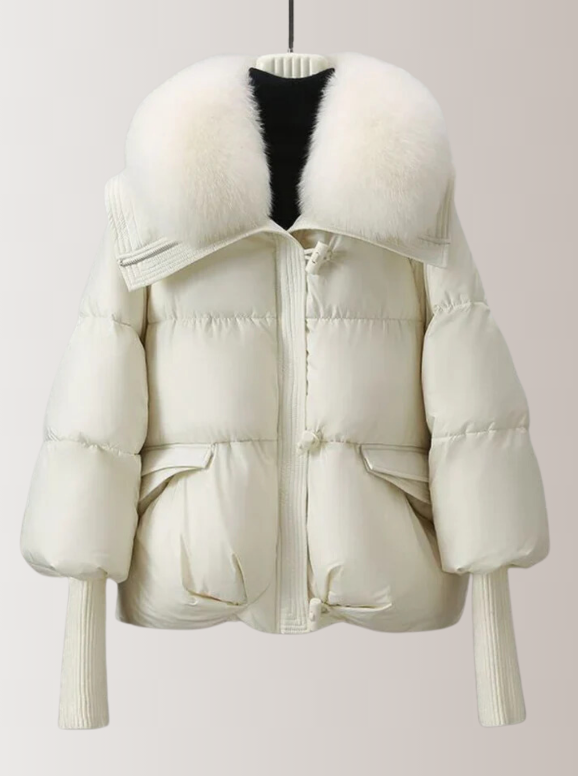Warm Winter Puffer Jacket – Insulated Down Coat with Soft Cotton Outer Layer for Ultimate Comfort