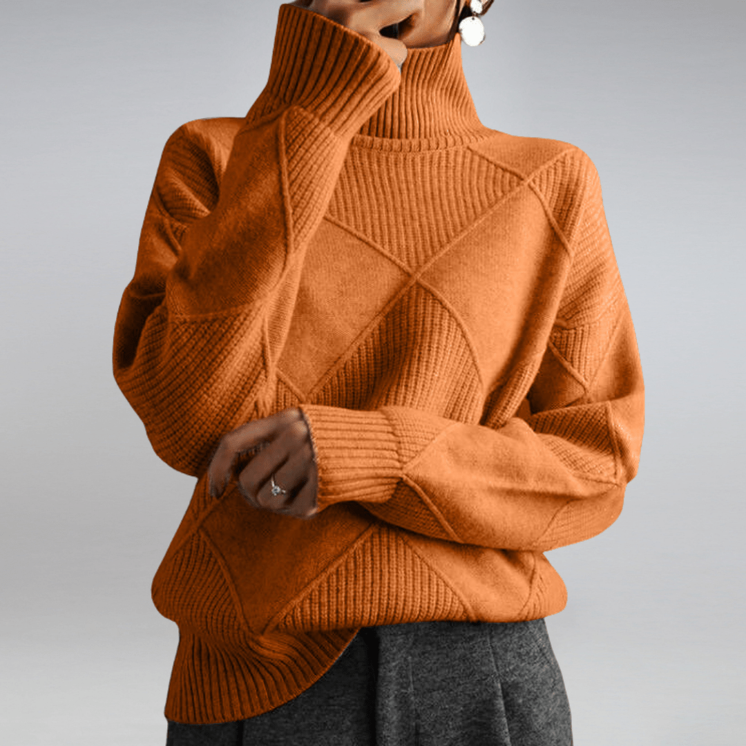 Women’s Cashmere Turtleneck – Elegant Luxury Knit Sweater
