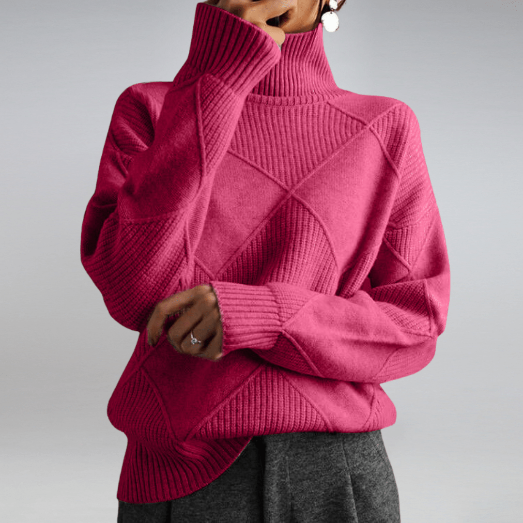 Women’s Cashmere Turtleneck – Elegant Luxury Knit Sweater