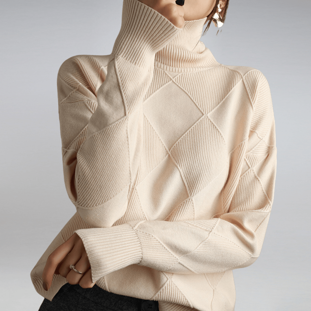 Women’s Cashmere Turtleneck – Elegant Luxury Knit Sweater