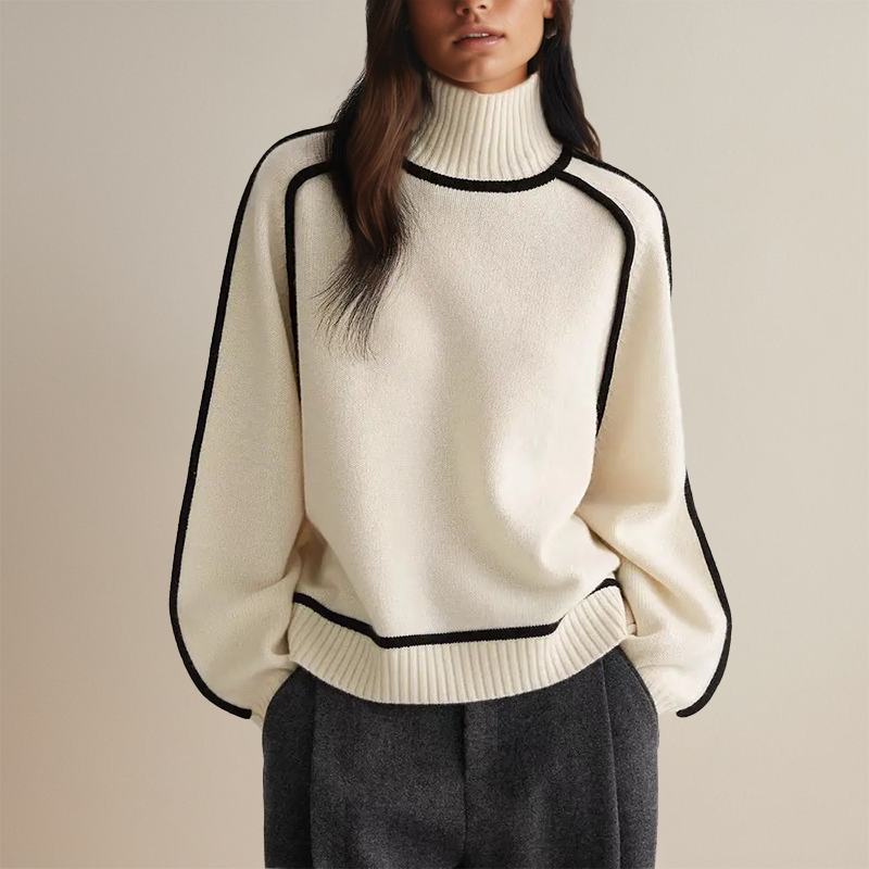 Women’s Turtleneck Sweater – Warm & Stylish for Winter