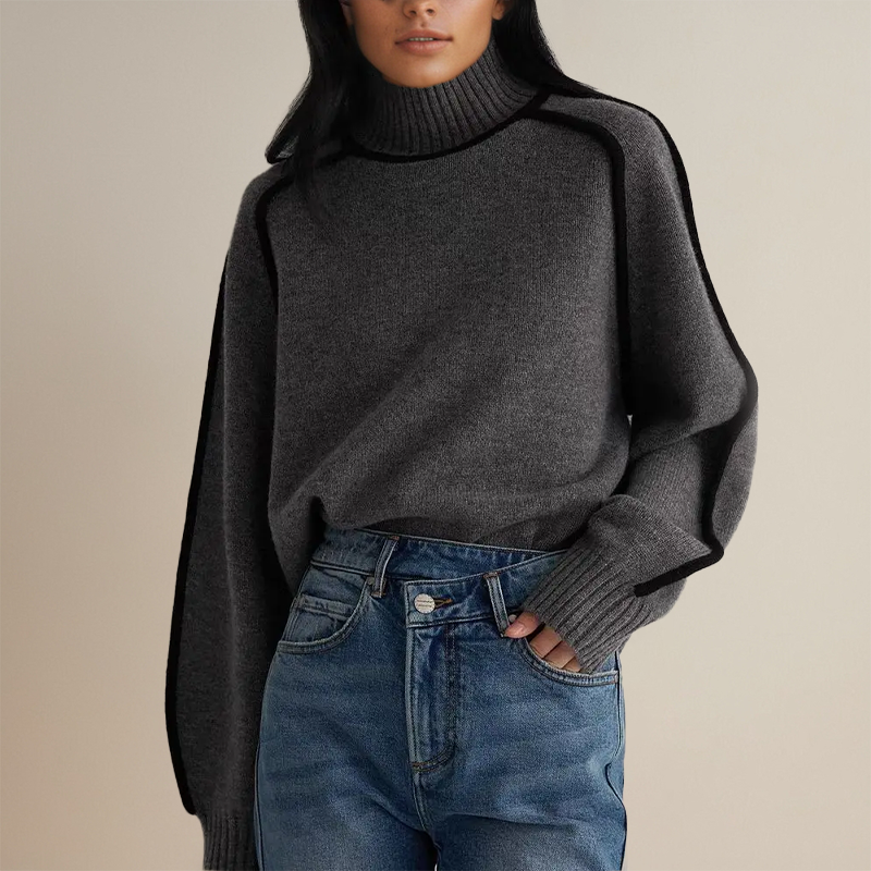 Women’s Turtleneck Sweater – Warm & Stylish for Winter