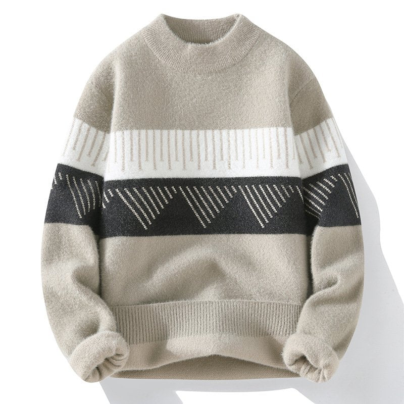 Soft Knit Sweater – Half Turtleneck Fall Pullover