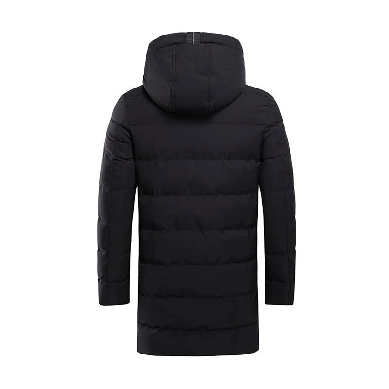 Men's Jacket Winter Warm Puffer Bubble Hooded Coat