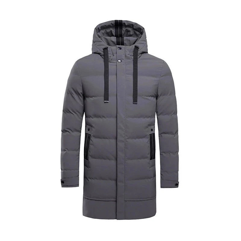 Men's Jacket Winter Warm Puffer Bubble Hooded Coat