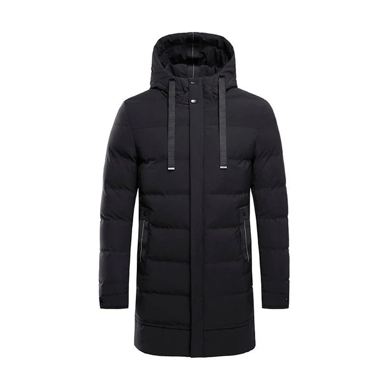 Men's Jacket Winter Warm Puffer Bubble Hooded Coat