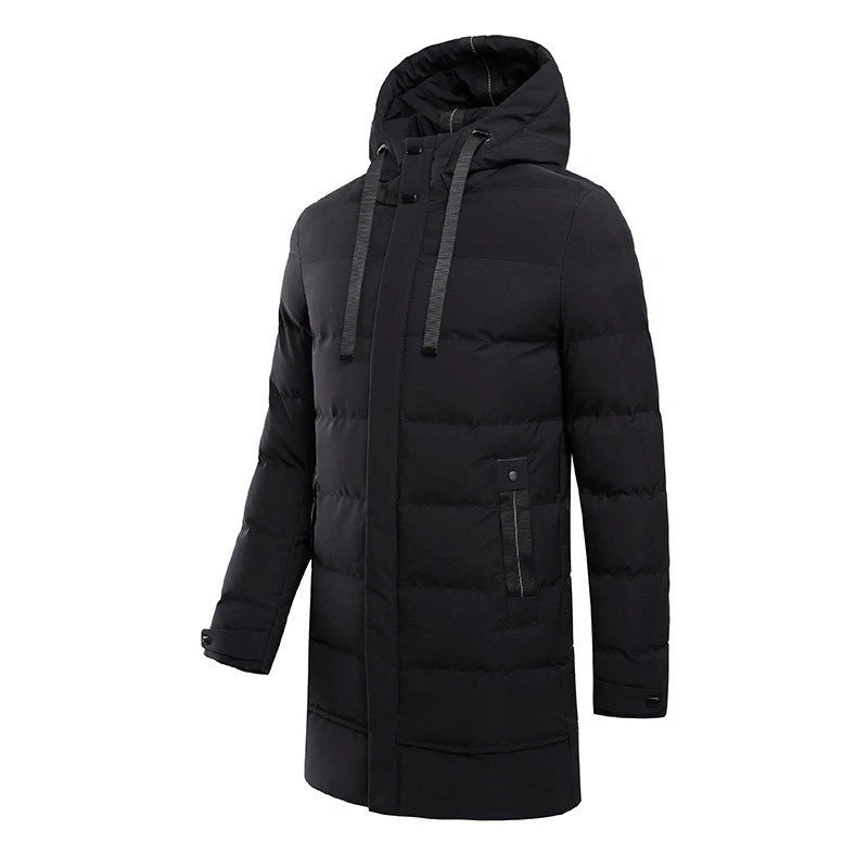 Men's Jacket Winter Warm Puffer Bubble Hooded Coat