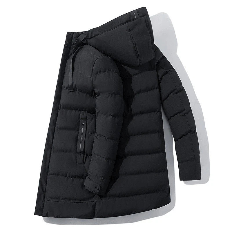 Men's Jacket Winter Warm Puffer Bubble Hooded Coat