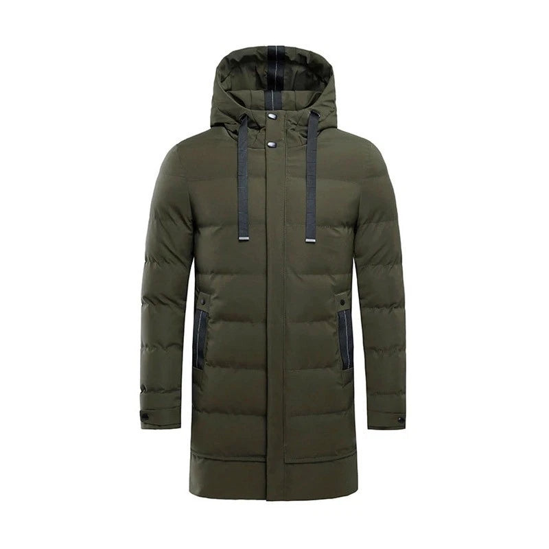 Men's Jacket Winter Warm Puffer Bubble Hooded Coat