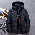 Winter Down Coat Men Duck  Warm  Jacket Overcoat Windbreaker