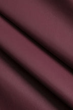 Women’s Luxe Wrap Coat – Faux Leather Belted Trench with Pockets & Sleek Design