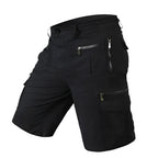 Men's Knee-Length Cargo Shorts – Cotton Blend