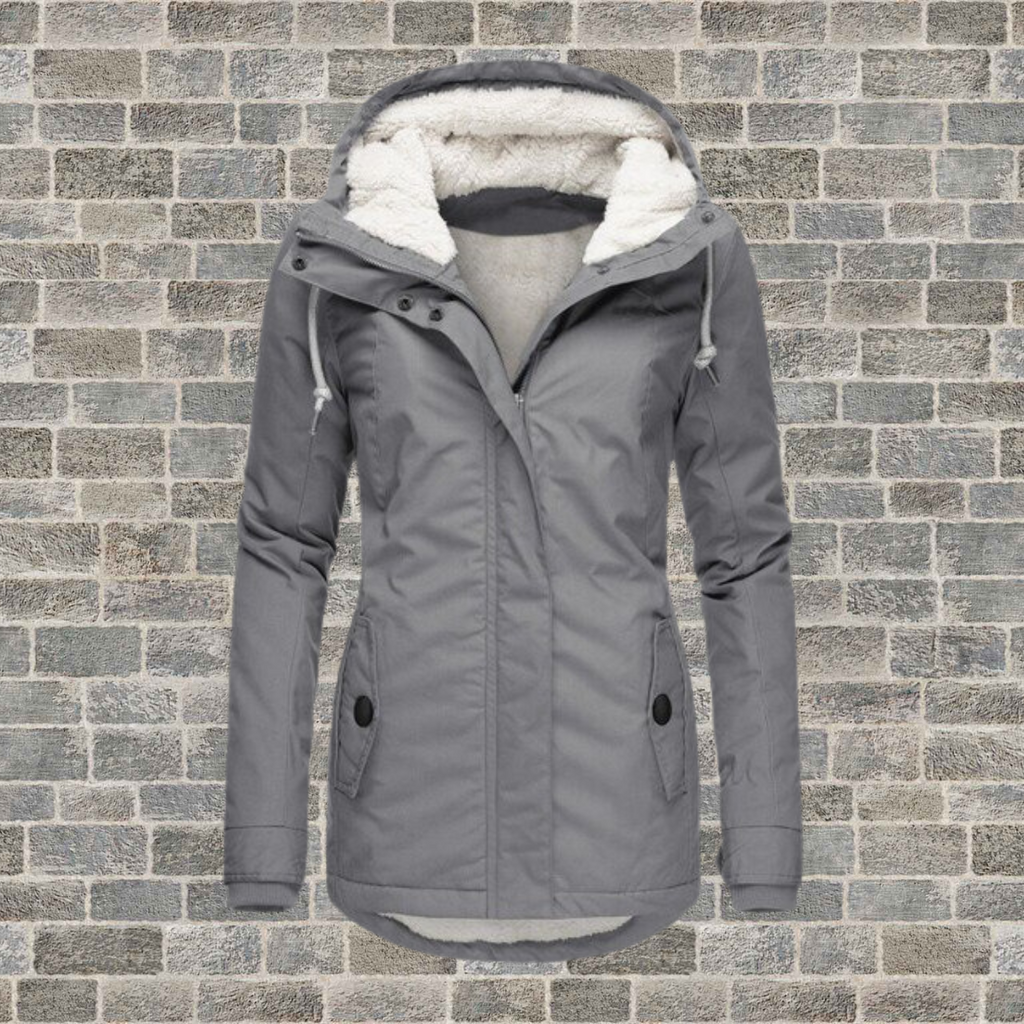 Stylish Pleated Winter Cotton Coat