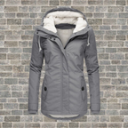 Stylish Pleated Winter Cotton Coat