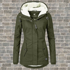 Stylish Pleated Winter Cotton Coat