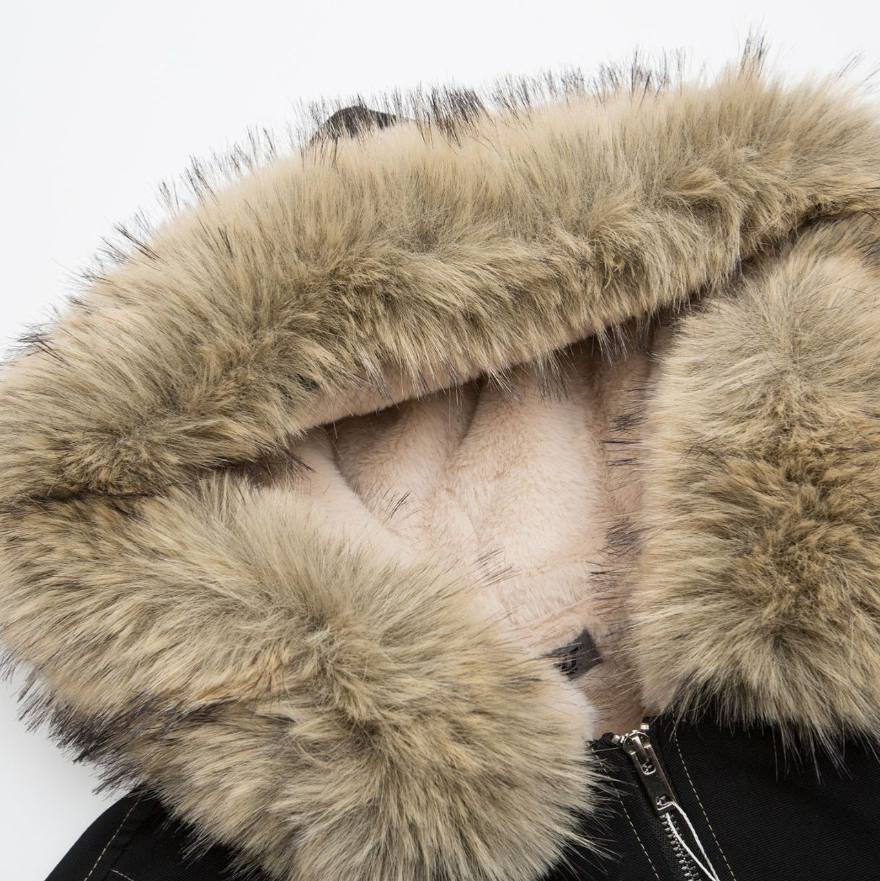 Fur Collar Hooded Winter Jacket