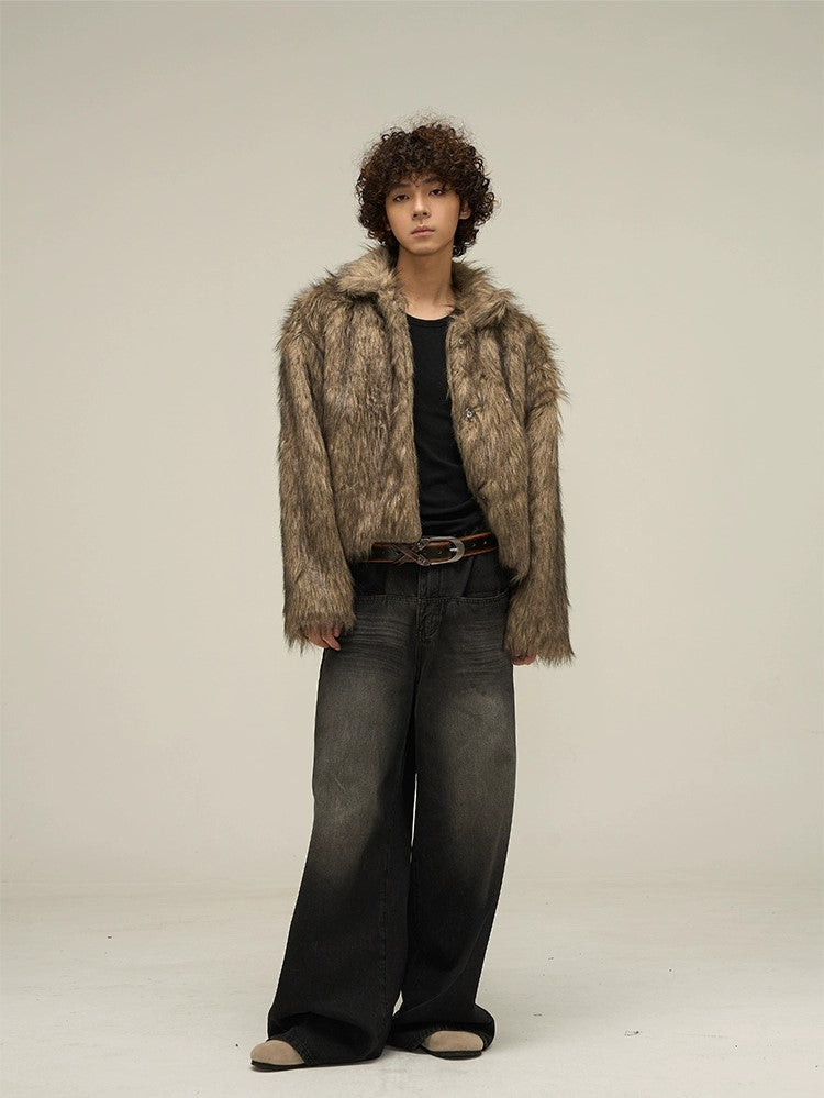 Oversized Fur Jacket For Men