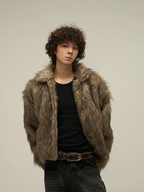 Oversized Fur Jacket For Men