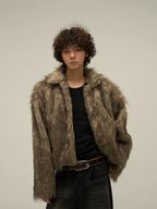 Oversized Fur Jacket For Men