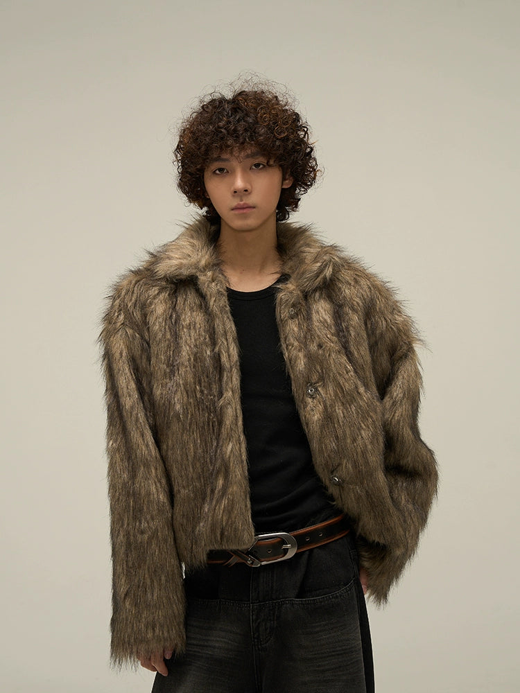 Oversized Fur Jacket For Men