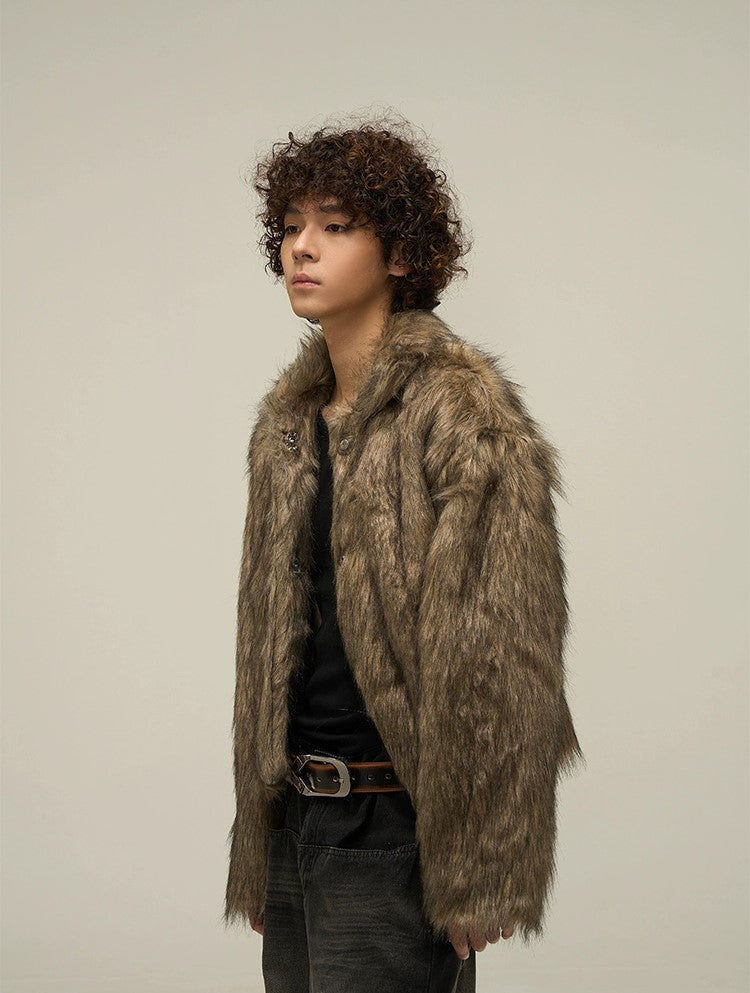 Oversized Fur Jacket For Men