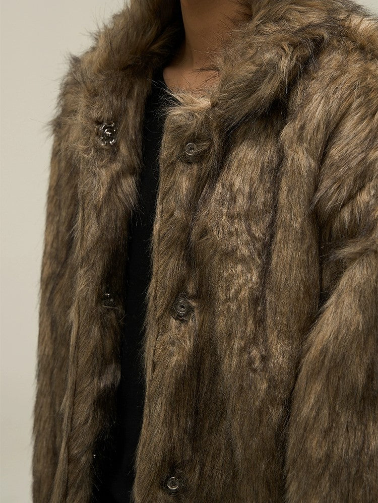 Oversized Fur Jacket For Men