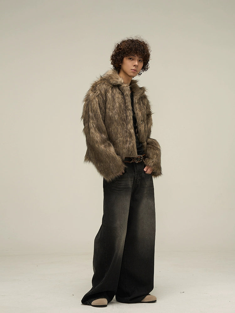 Oversized Fur Jacket For Men