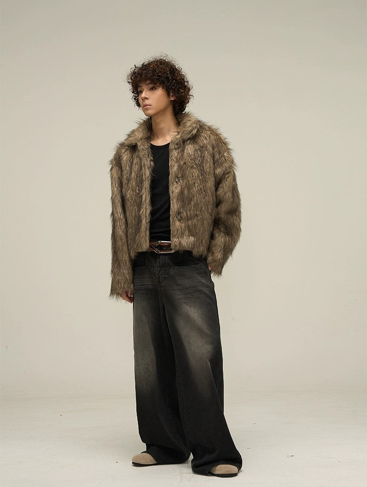 Oversized Fur Jacket For Men