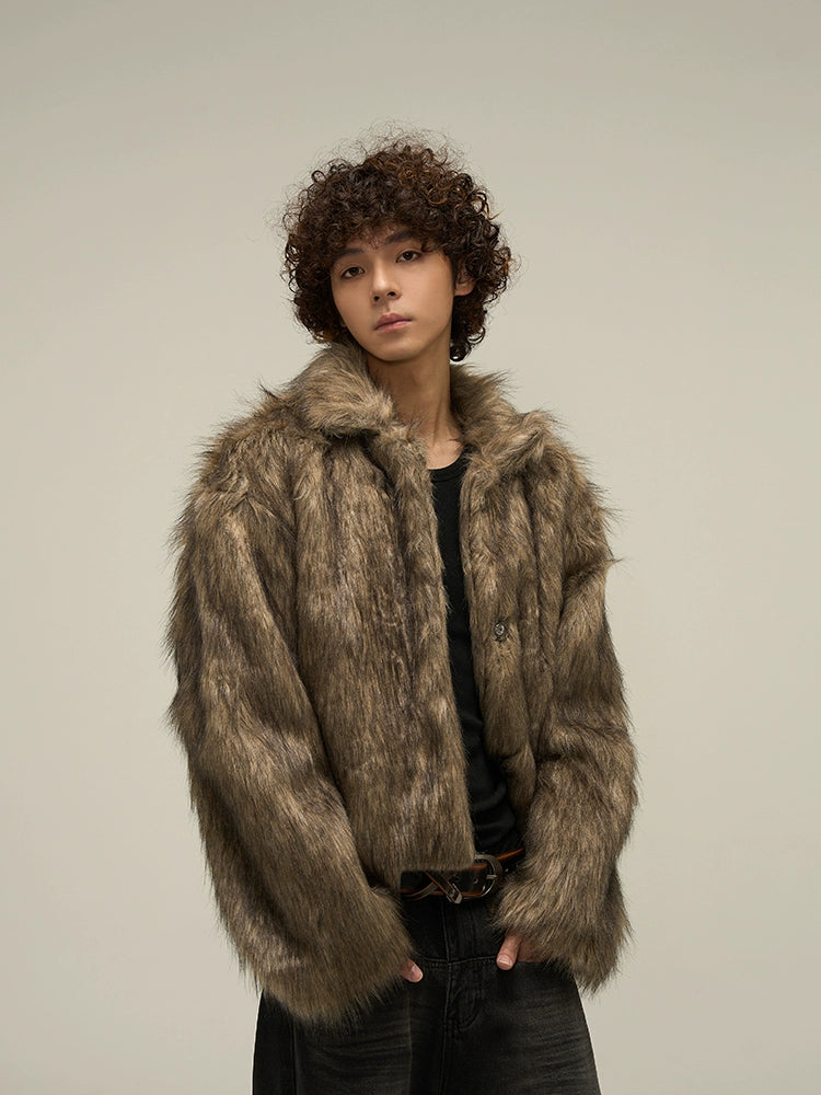 Oversized Fur Jacket For Men