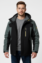 Winter Waterproof Men’s Jacket with Detachable Hood