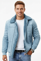Faux Fur Lined Jacket – Warm Winter Coat with Sleek Exterior