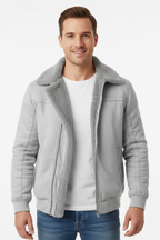 Faux Fur Lined Jacket – Warm Winter Coat with Sleek Exterior